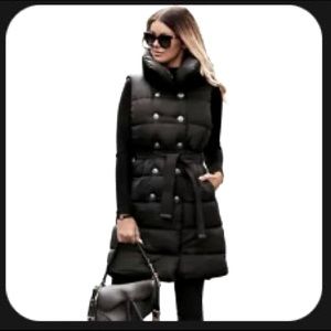 Vest coat sleeveless puffer